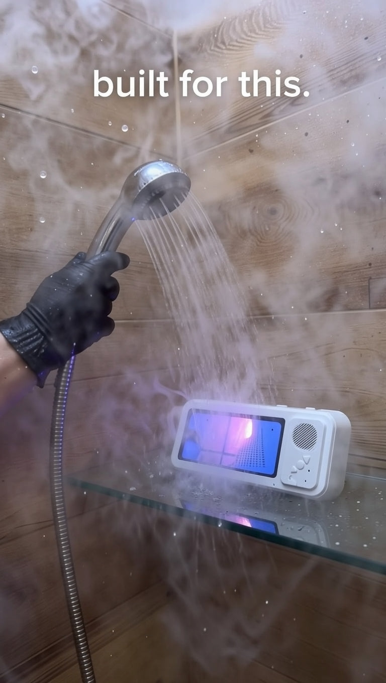 AquaSound Pro Waterproof Shower Speaker & Phone Mount